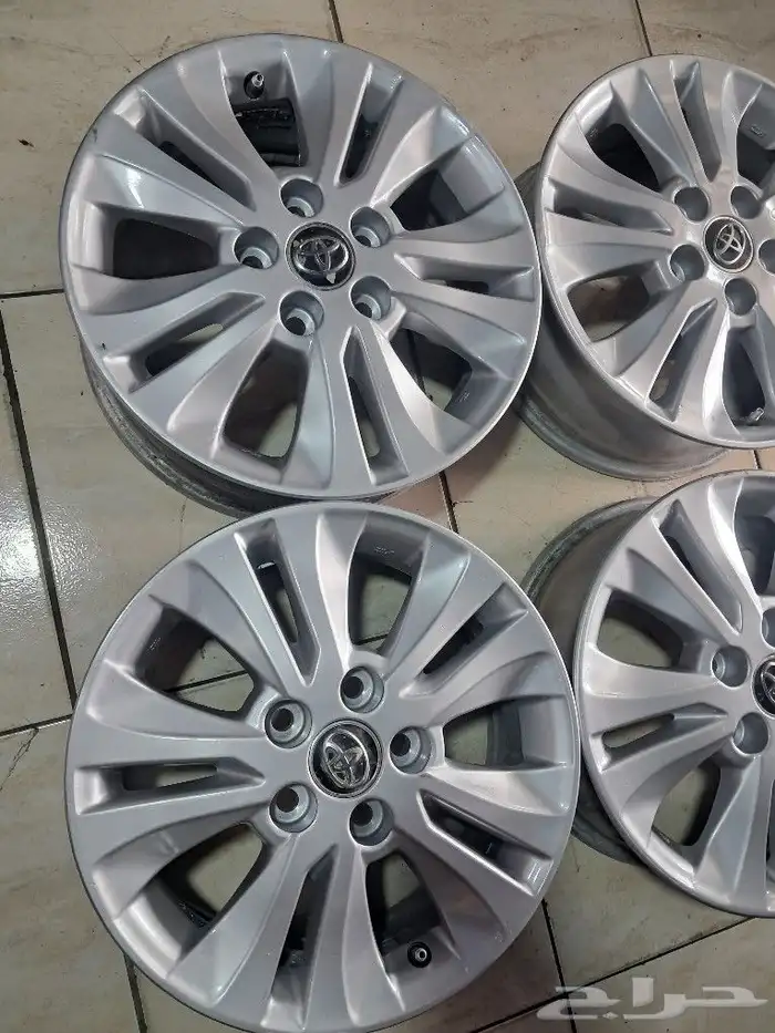 طقم جنوط هايلوكس مقاس 16 اصليه وكاله 4