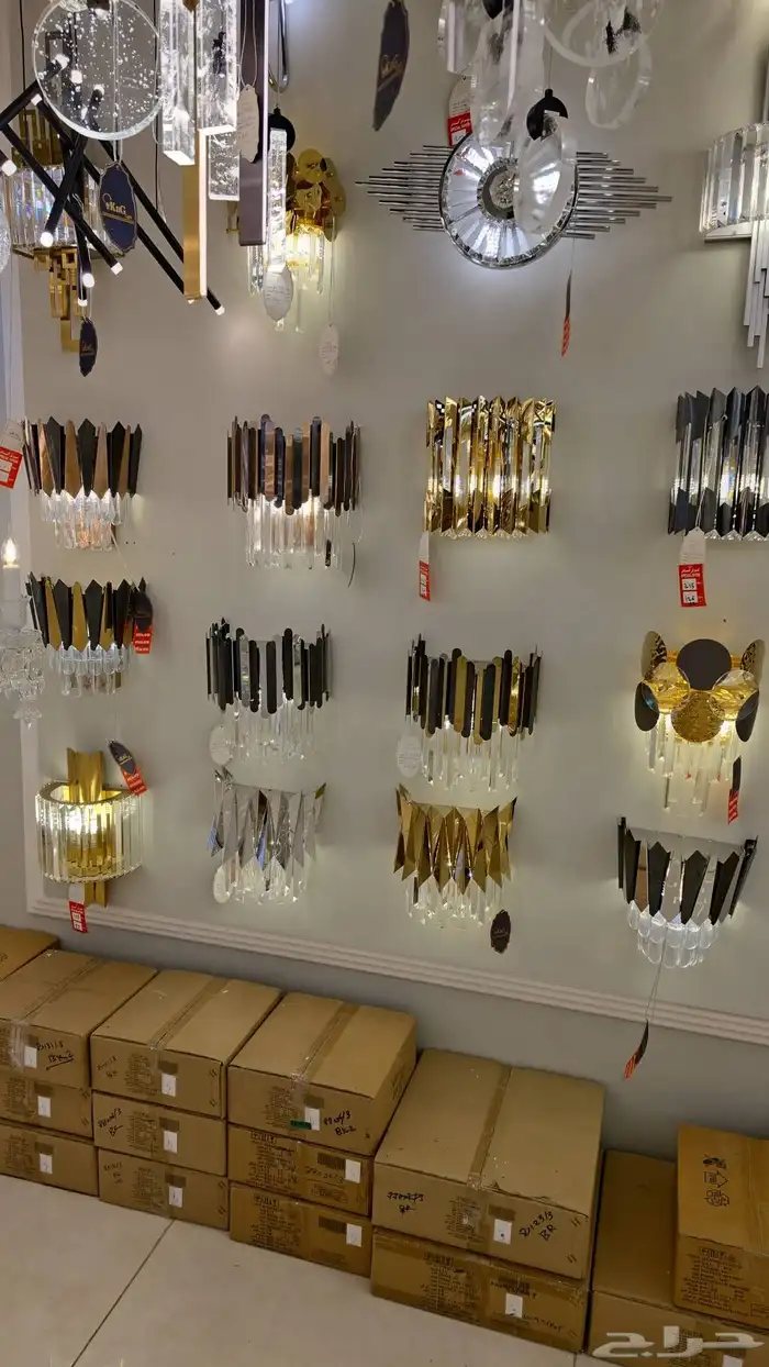 ثريات جداريه علاقيات مودرن كلاسك نيو كلاسك كل شي متوفر 3