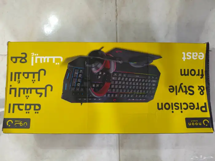 طقم ماوس كيبورد سماعة و باد Mouse keyboard headphone combo 0