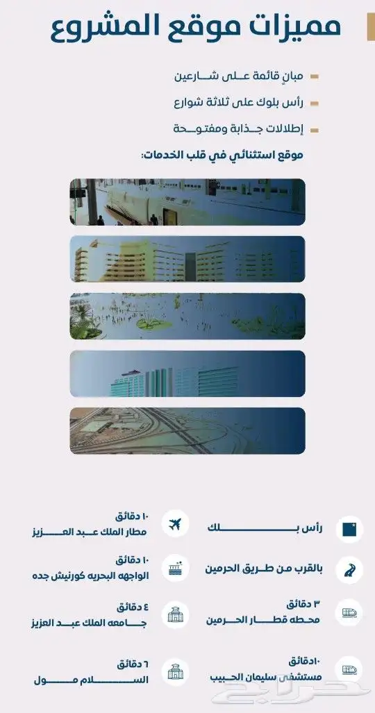 شقق للبيع والاستثمارفي حي الجامعة المشروع على ثلاث شوارع 5