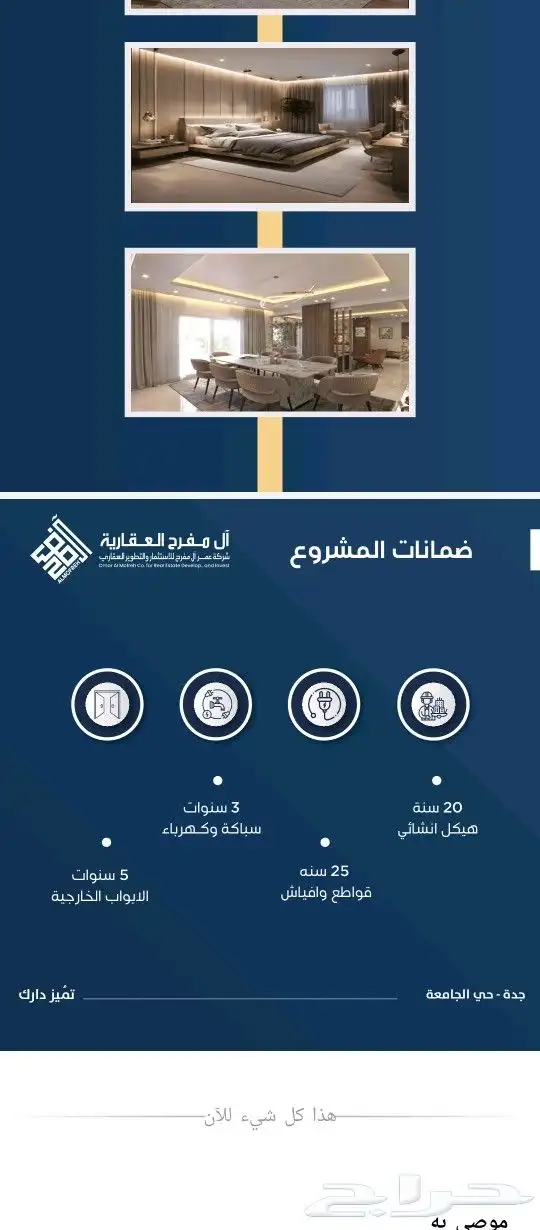 شقق للبيع والاستثمارفي حي الجامعة المشروع على ثلاث شوارع 8