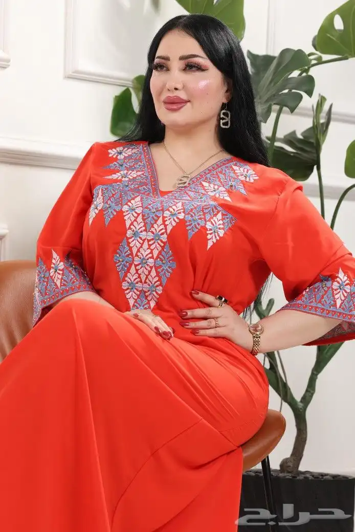 جلابيات صيفيه بارده خامات ناعمه 4