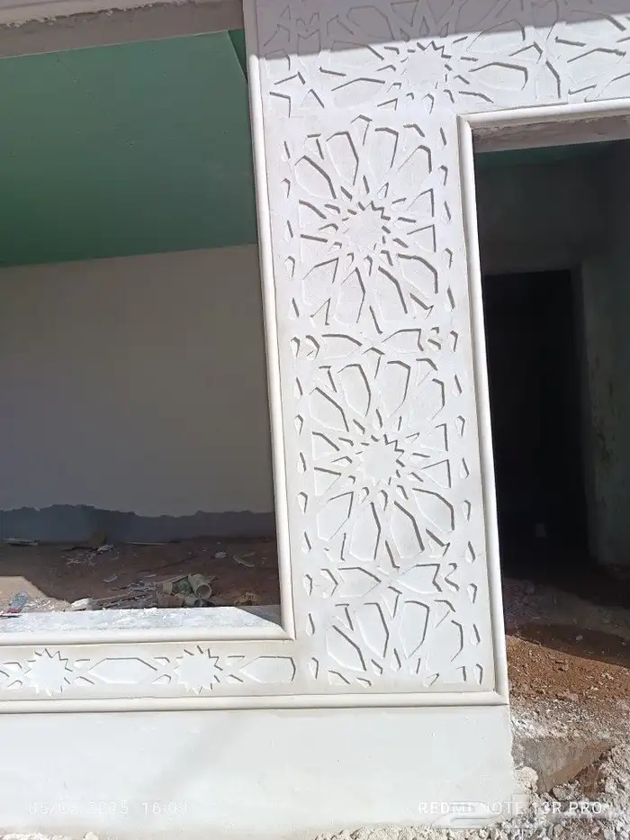 تطعيمات اسمنتية بديل الحجر 4
