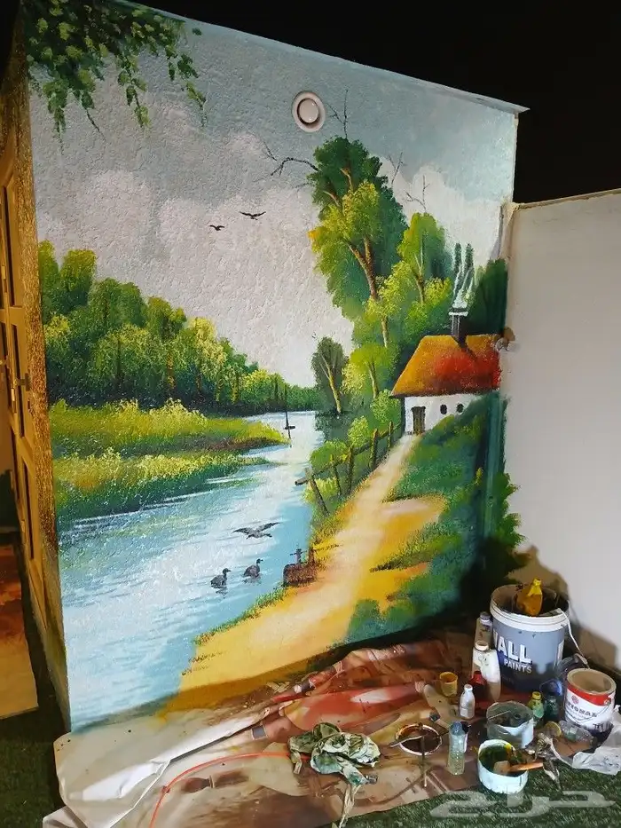 رسام .فنان.مخطط هندسي .رسم فخار.رسم مناظر طبيعيه 5