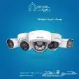 كاميرات المراقبة وأجهزة البصمة والسنترال ومقويات الشبكة 0