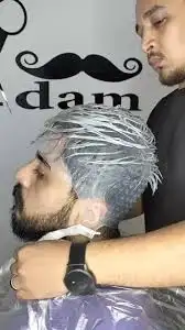 يوجد خصل وصبغه سيلفر للشعر 0