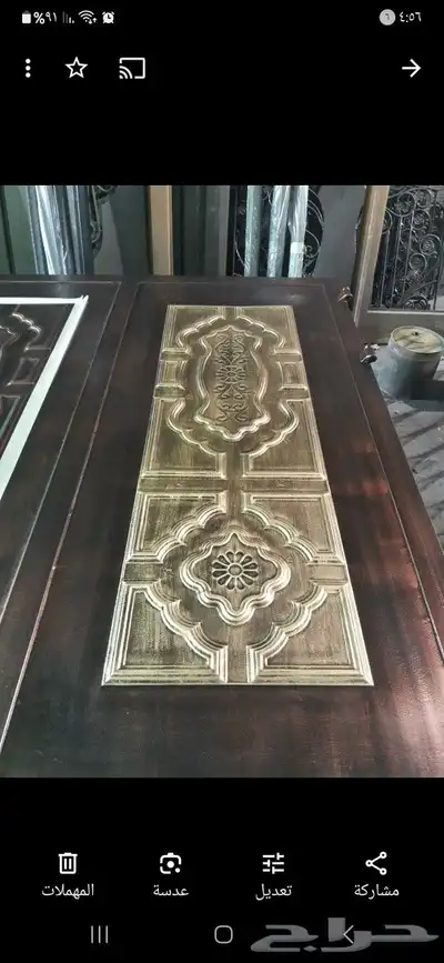 صبغ ابواب حديد و خشب .دهان بيبان في الموقع رش بويا 9