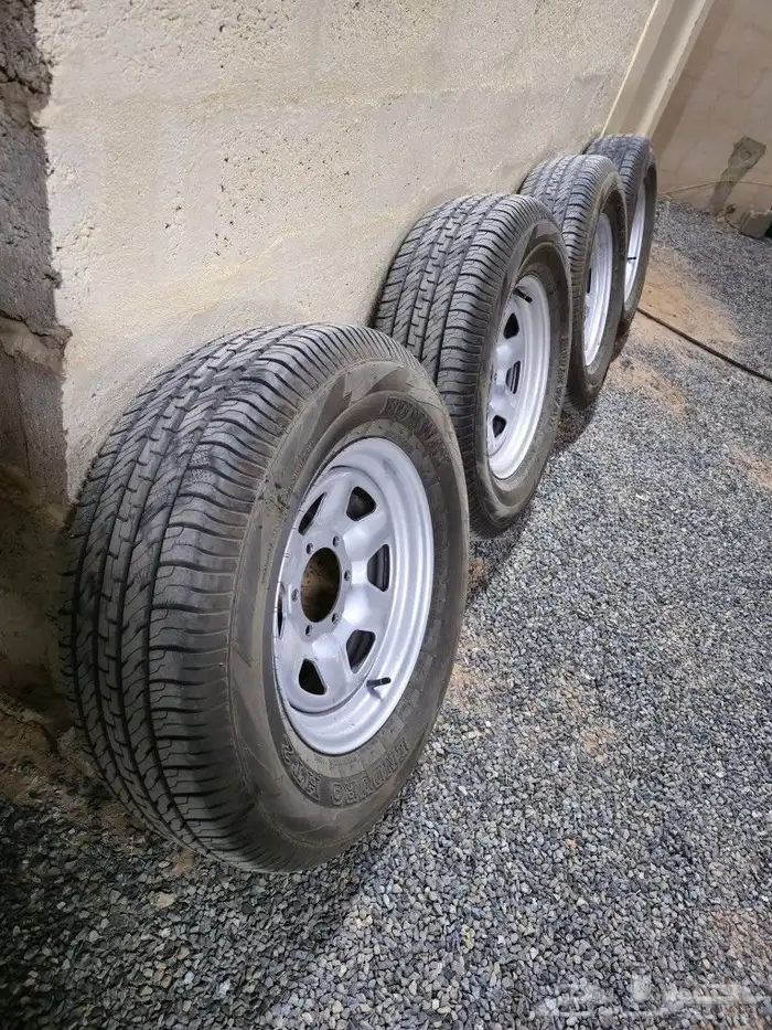 طقم كفرات وجنوط 16 5