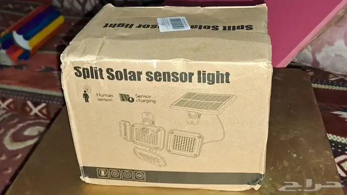 مصباح حائط طاقة شمسية LED 333 مقاوم للماء بمستشعر حركة 2