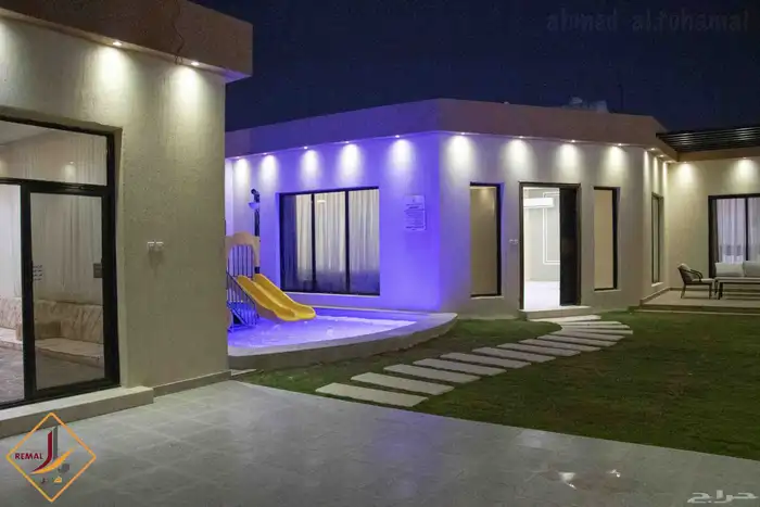 شاليهات رمال هليز للاجار اليومي الرياض حي الرمال 9
