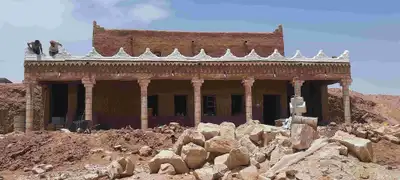 اعمال تراث القديمه بناء وتليوس طين اسقف خشب اثل وجريد نخل 5