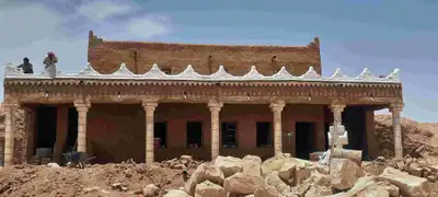 اعمال تراث القديمه بناء وتليوس طين اسقف خشب اثل وجريد نخل 3