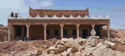 اعمال تراث القديمه بناء وتليوس طين اسقف خشب اثل وجريد نخل 0