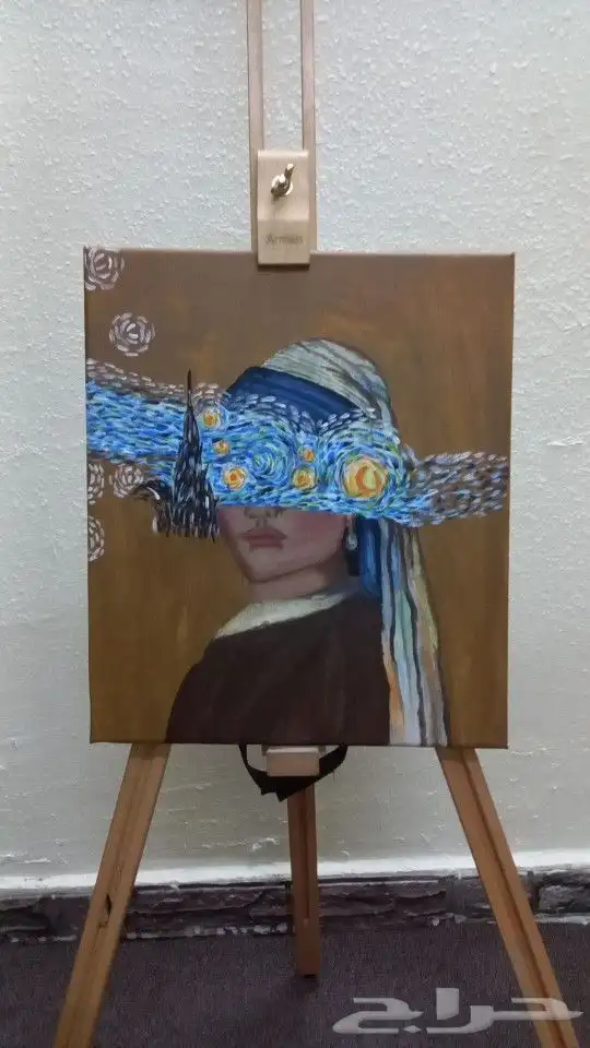 لوحه عبره عن افن التعبيري فن جوخ 0