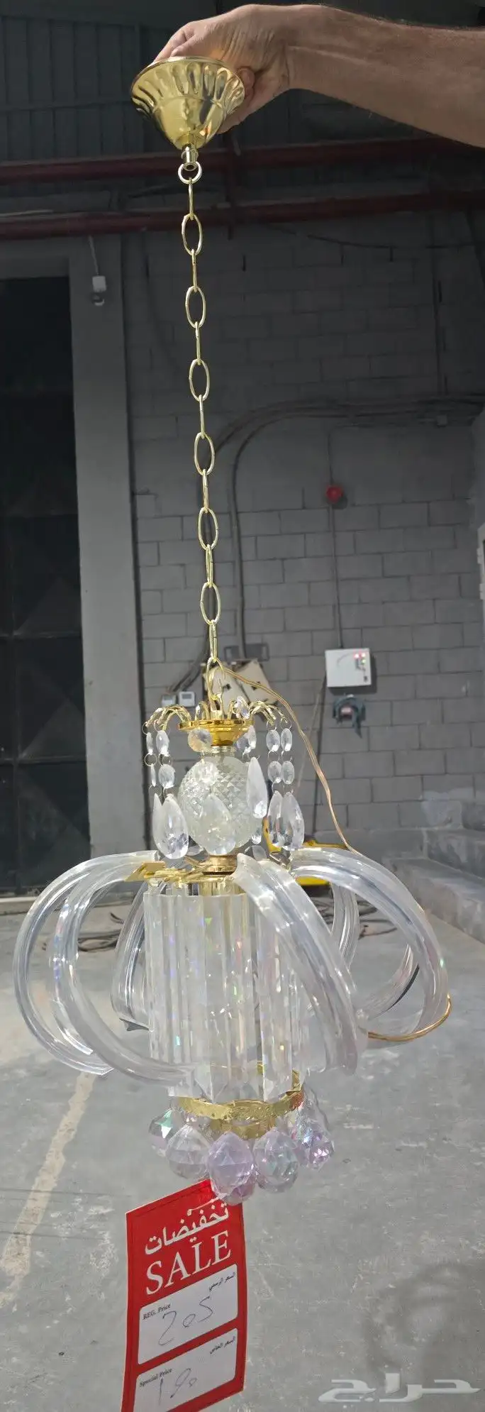 نجف أو ثريا نظيفه جدا 12 حبات على السوم 5