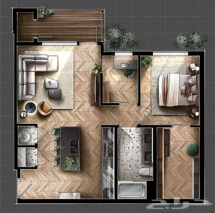 إظهار معماري و صور ثري دي و تعديلات معماريه 14