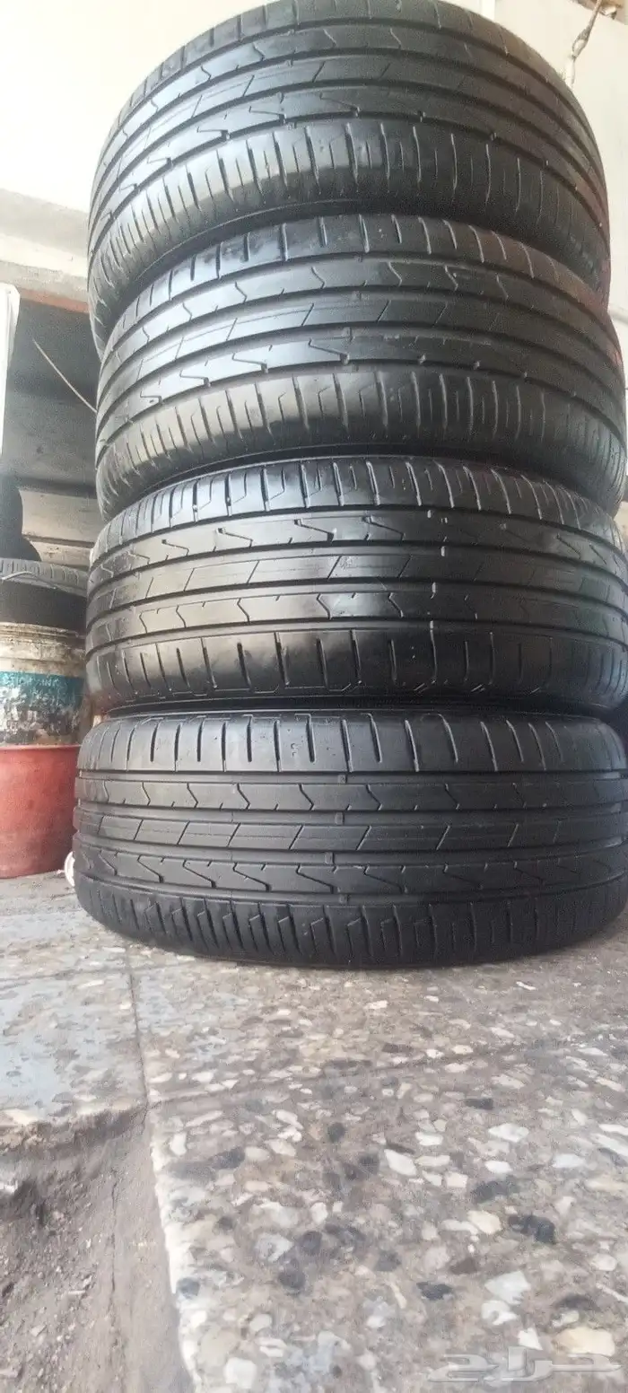 كفرات هنكوك شبه جديد يركب على فرد ترس 2