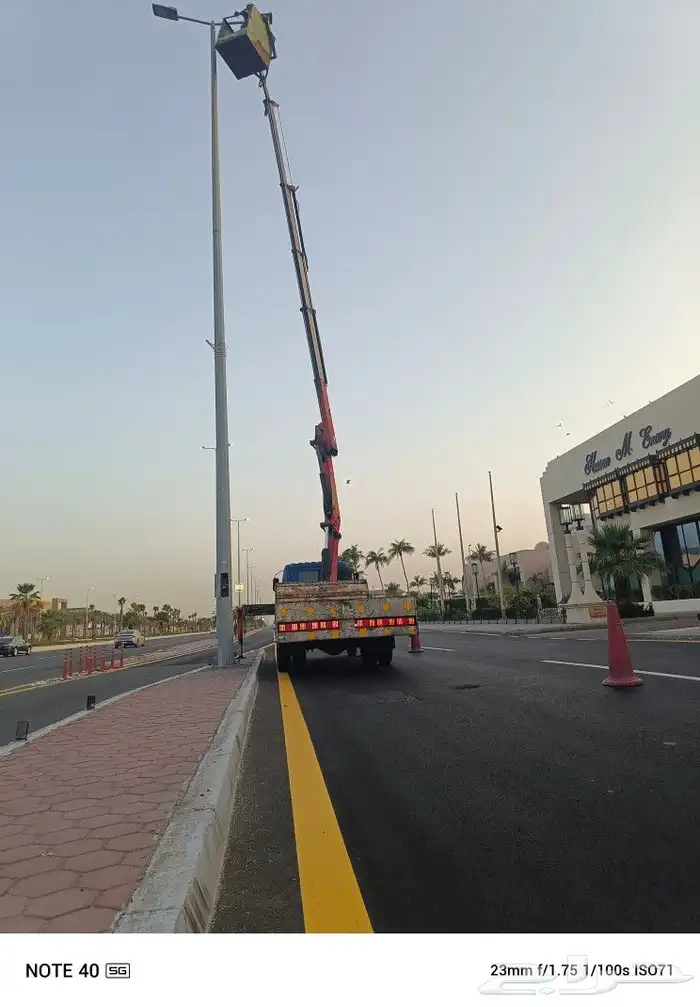 ونش كرين سطح للايجار يومى و شهرى داحل جده 2
