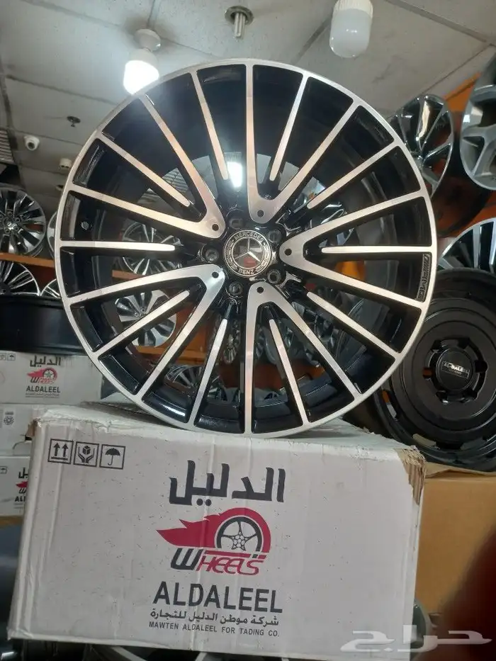 جنوط مرسيدس الجوهرة مقاس 21 اصلي وكاله 4