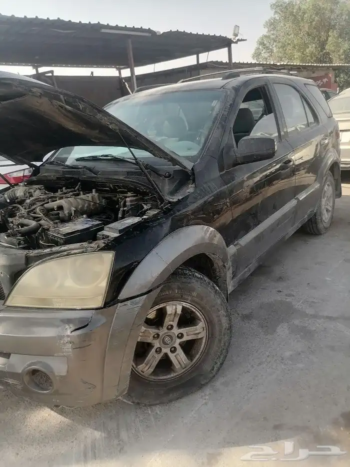 كيا سرنتو 2006 قطع غيار فقط تشليح الروابي الخضراء 2