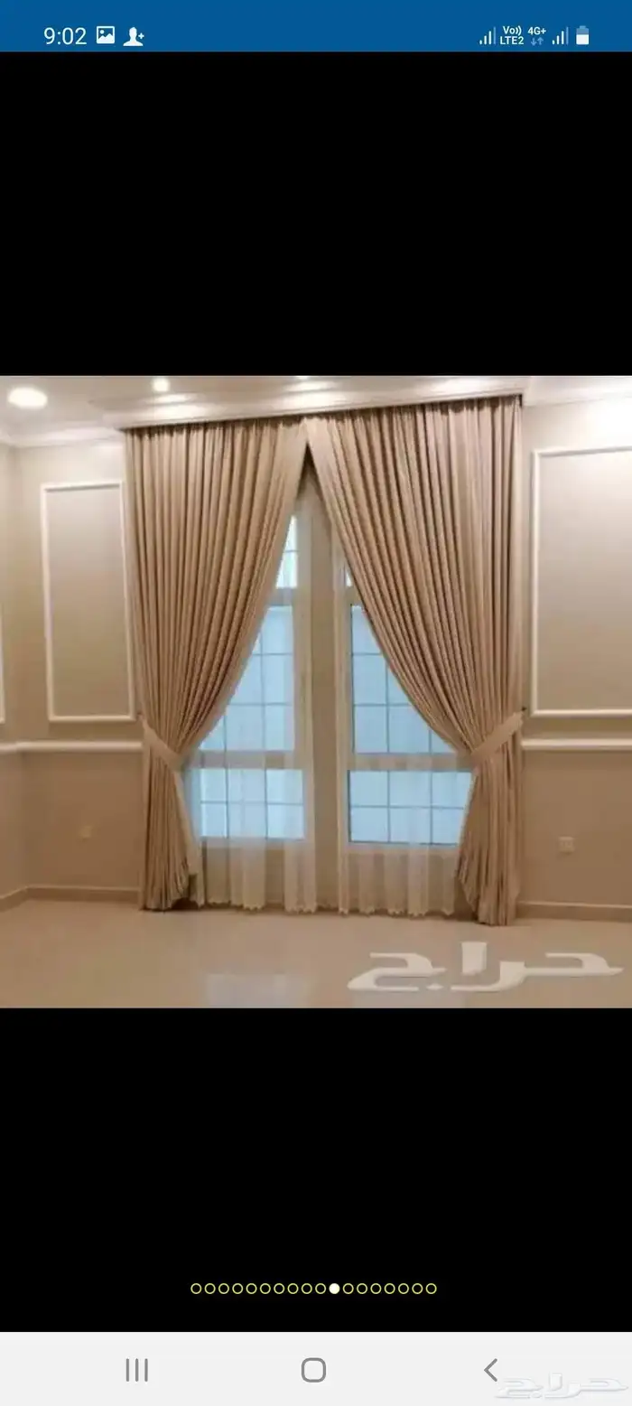 ارخص في كنبات جلسات عربي اقماش ستائر رول وه تركيب 1
