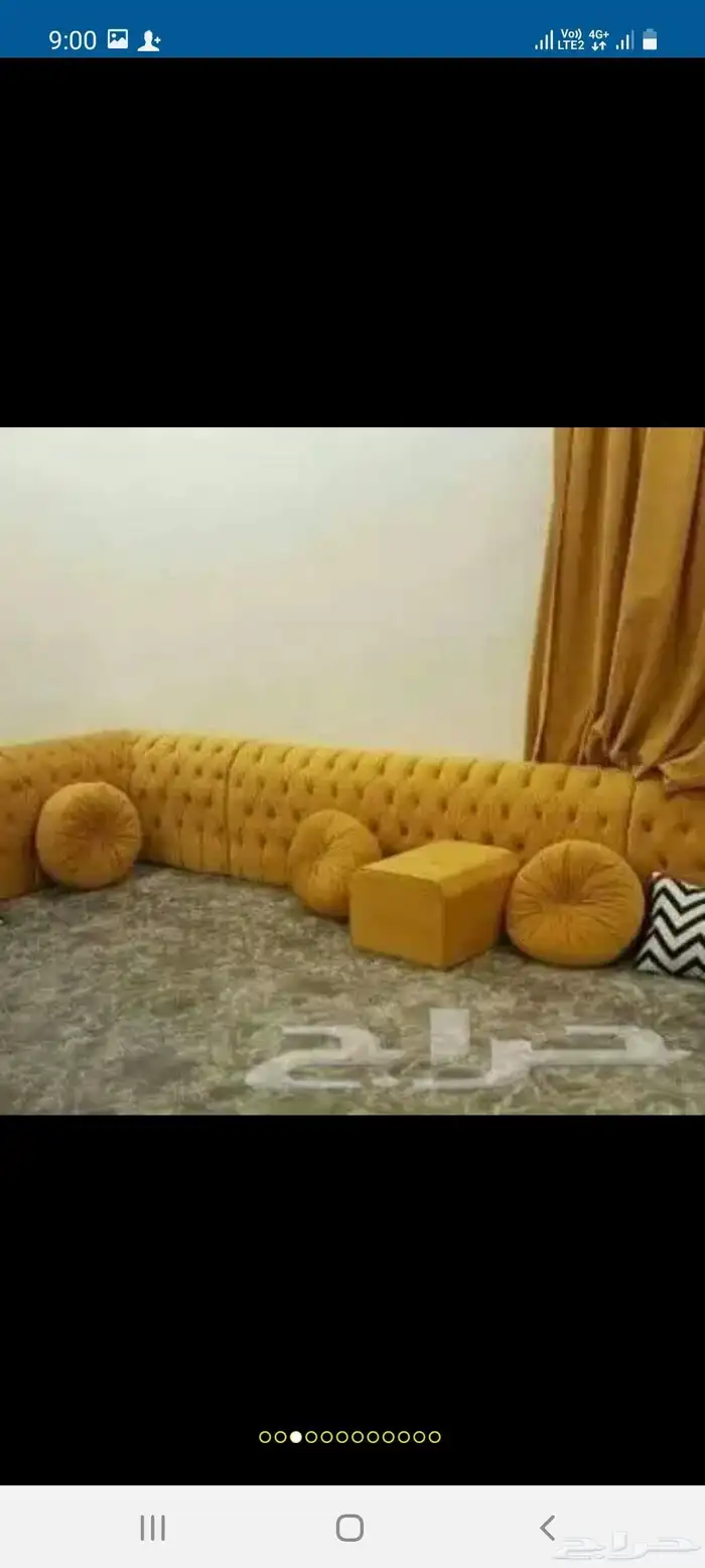 ارخص في كنبات جلسات عربي اقماش ستائر رول وه تركيب 8