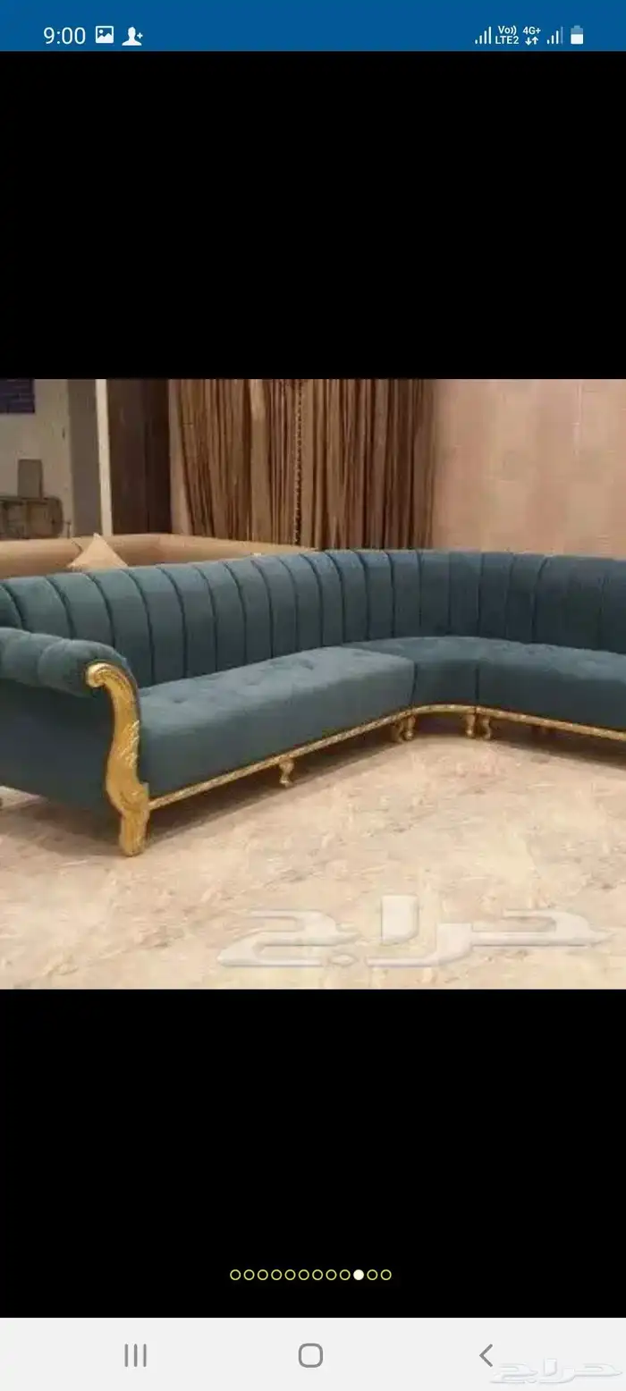 ارخص في كنبات جلسات عربي اقماش ستائر رول وه تركيب 4