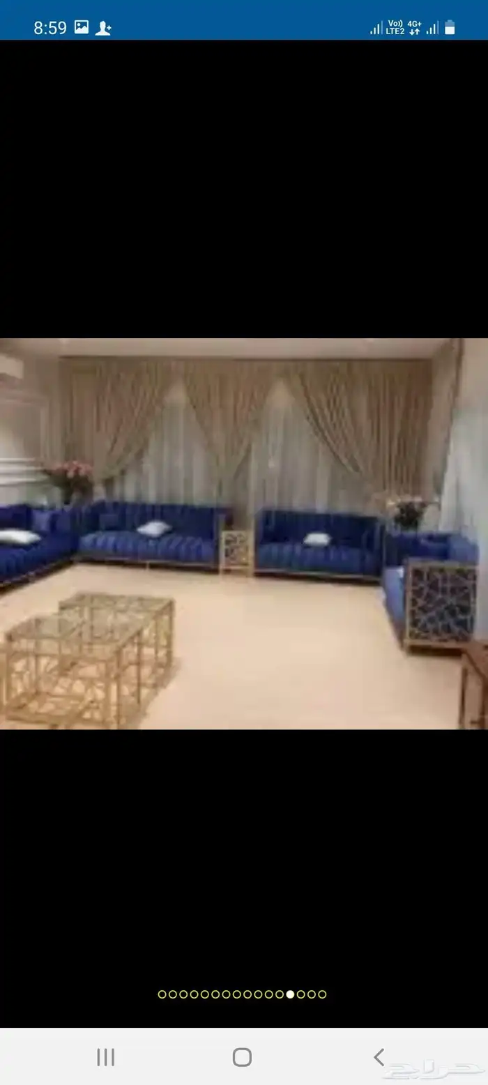 ارخص في كنبات جلسات عربي اقماش ستائر رول وه تركيب 7