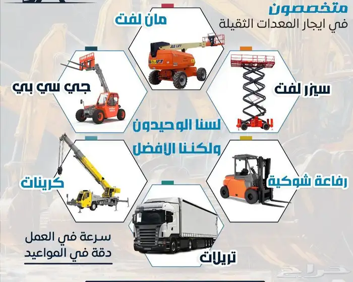 مانلفت للايجار سيزلفت جميع مقاسات الرياض الخرج القصيم جده 6