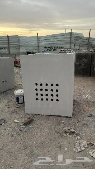 حواجز خرسانيه وزينة حدائق 7