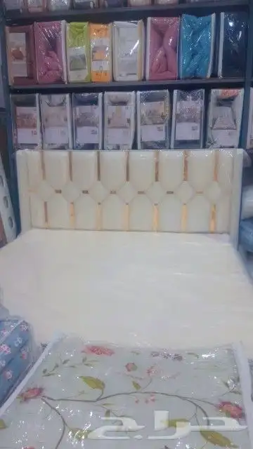 سرير حديد سرير بوكس دولاب خشب مفارش بطانيه مخده شراشف 3
