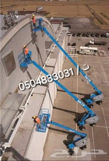 رافعه شوكية للإيجار. كرينات. بوكلين. سيزر لفت ومان لفت. 6