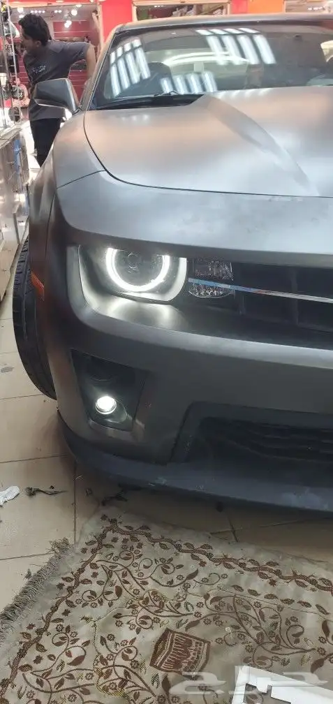 تغيير شمعات كمارو رياضيه مع زنون اصلي مع صدام 2015 0