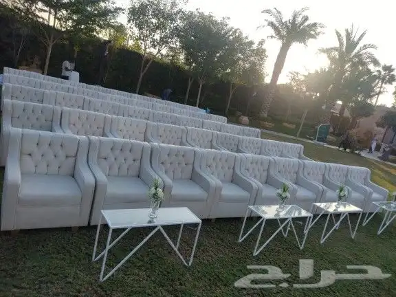 تاجير كراسي وطاولات طعام وكنب في اي بي وجلسات شعبيه ومكيفات 9