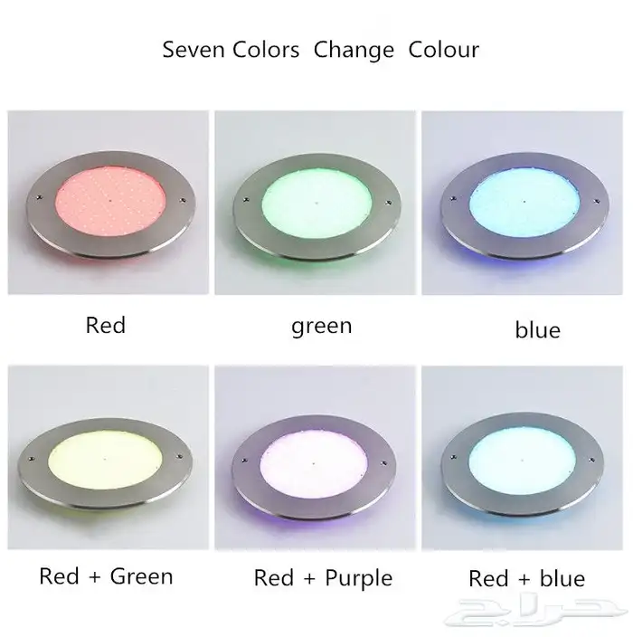 كشافات مسابح خاصة بالمسابح الهيدروليك ليد ستيل كامل 2