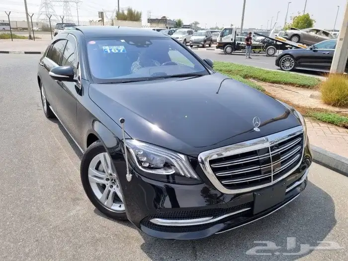 جنوط مرسيدس S500 2019 مع كفرات برجستون نظيفه 2