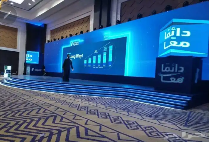 تأجير شاشات شاشات شاشات عرض تنظيم معارض بوث بوثات بوثات ذكيه 4