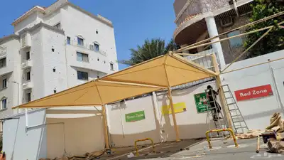 مظلات سيارت وبيوت شعر وسواتر 3