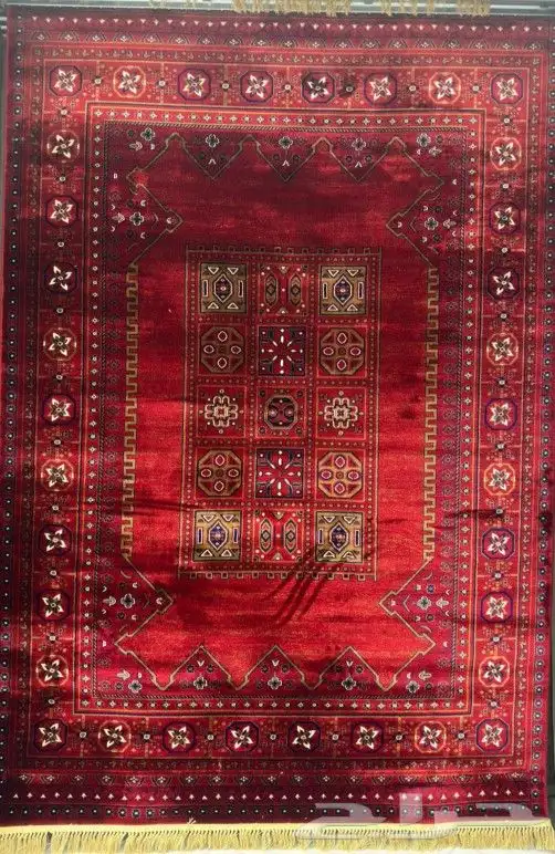 سجاد احمر أفغاني صناعه تركيه 0