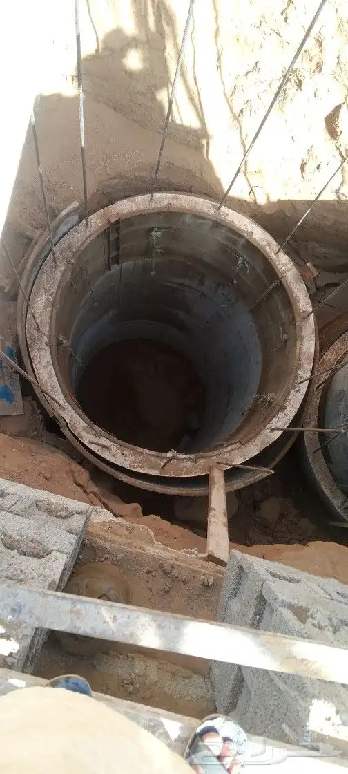 حفر خزان الميا  و بيار 4