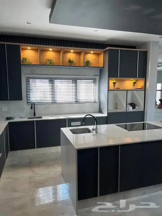 مطابخ خشب ومطابخ صاج والمنيوم ورخام صناعي وبورسلان 4