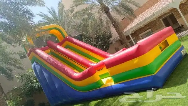تأجير ملاعب صابونية زحاليق مائية 2