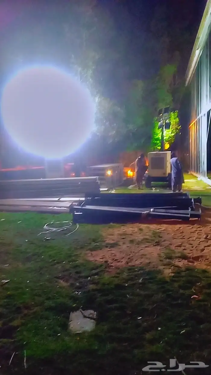 تاور لايت إيجار يومي شهري تورلايت ابراج انارة إضاءة كهرباء 5