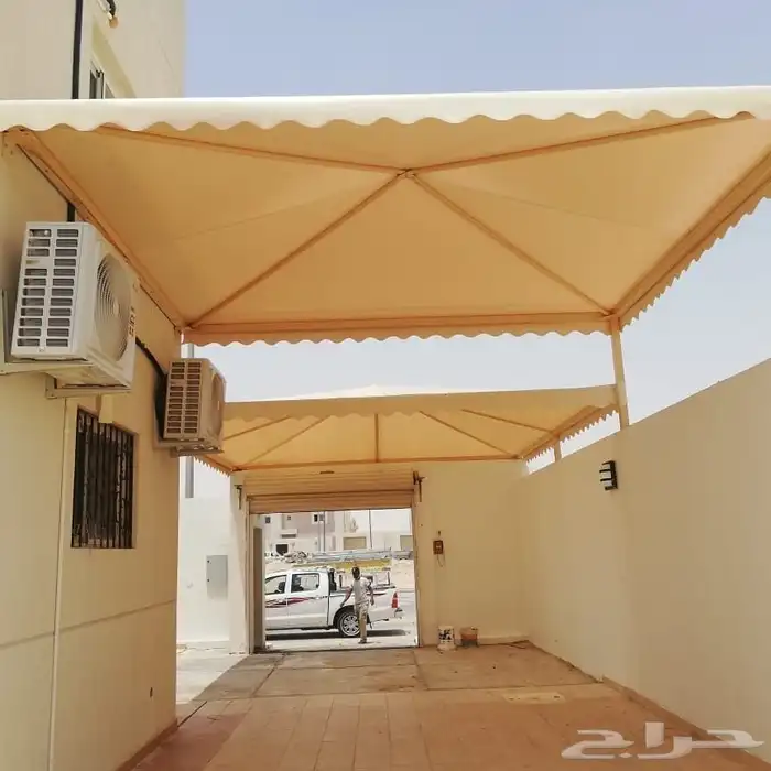 مظلات سواتر برجولات جلسات خارجية سندويش بنل 6