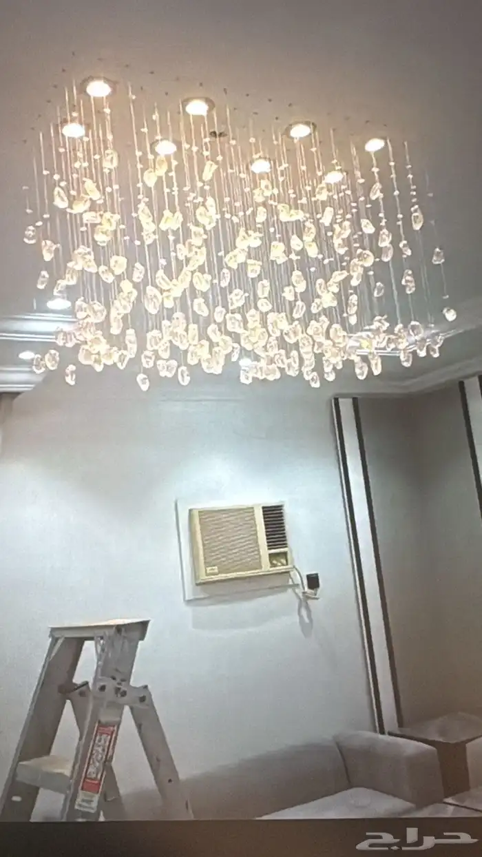 ثريات نجف كرستال مودرن 8