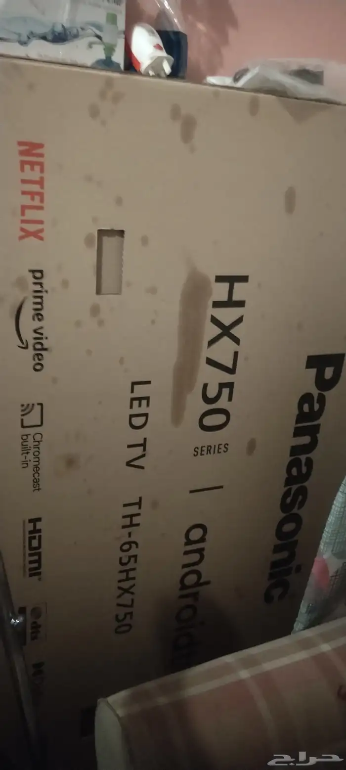 شاشة باناسونيك Panasonic 4k Smart TV داخل الضمان شبه الجديد 2