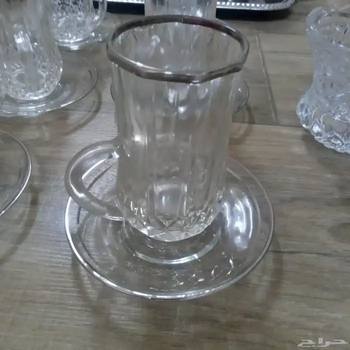 طقم شاي ثلاجة كاسات صحون 2