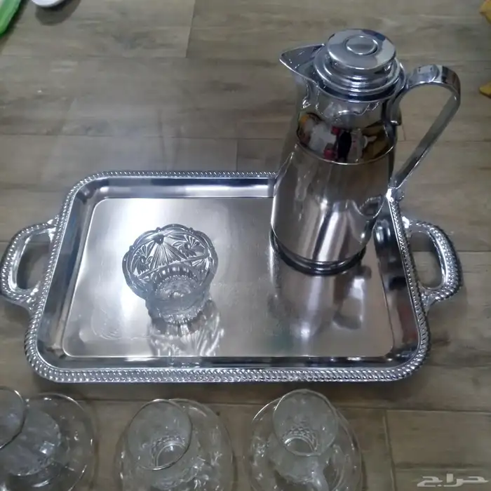 طقم شاي ثلاجة كاسات صحون 5