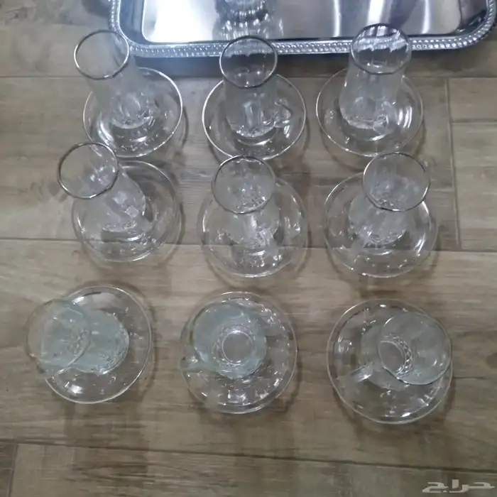 طقم شاي ثلاجة كاسات صحون 1