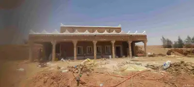 اعمال تراث القديم الطين والمشاشكو بنيان بيوت واسقف خشب اثل 9